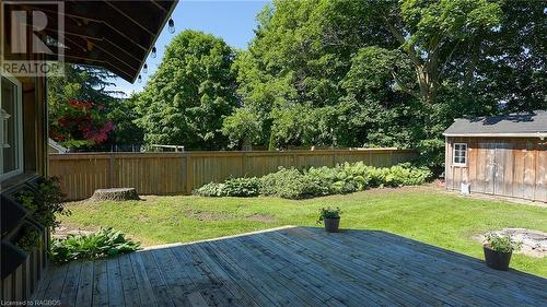 341 23Rd Street W, Owen Sound, ON - Outdoor With Deck Patio Veranda With Backyard