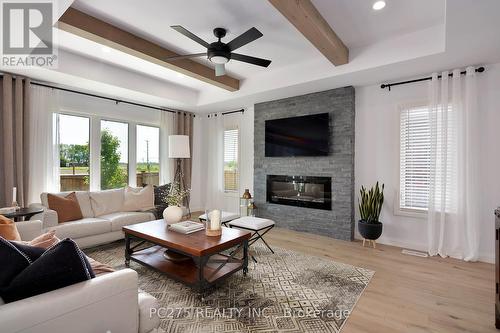 101 Kamal Drive, Sarnia, ON - Indoor Photo Showing Living Room With Fireplace