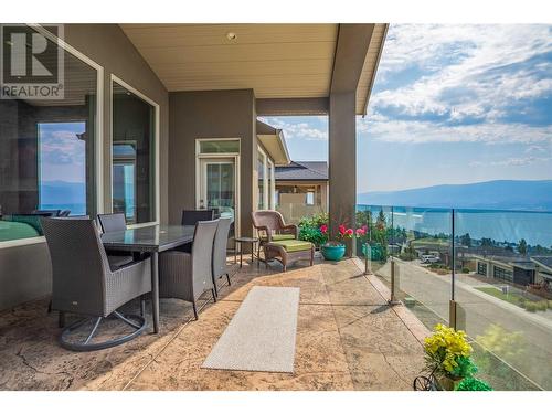 1420 Pinot Noir Drive, West Kelowna, BC - Outdoor With Body Of Water With Deck Patio Veranda