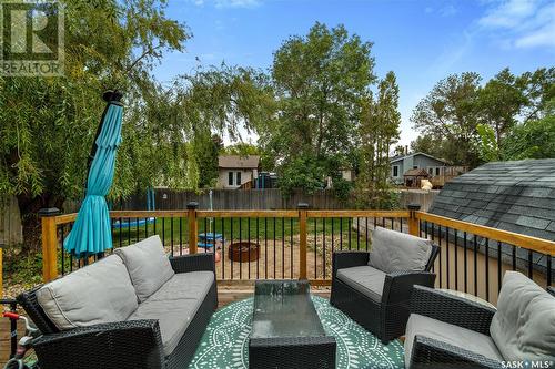 6814 Dalgliesh Drive, Regina, SK - Outdoor With Deck Patio Veranda With Exterior