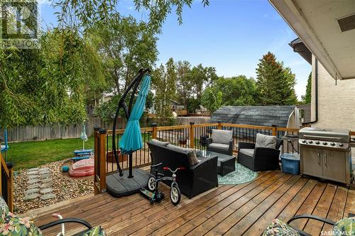 6814 Dalgliesh Drive, Regina, SK - Outdoor With Deck Patio Veranda With Exterior