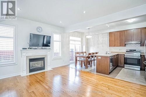 55 Naperton Drive, Brampton, ON - Indoor With Fireplace