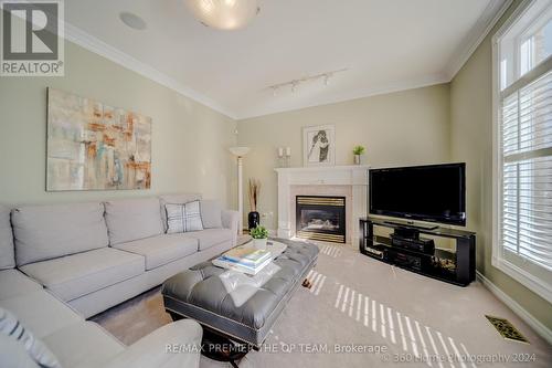 99 Gidleigh Park Crescent, Vaughan (Islington Woods), ON - Indoor Photo Showing Living Room With Fireplace