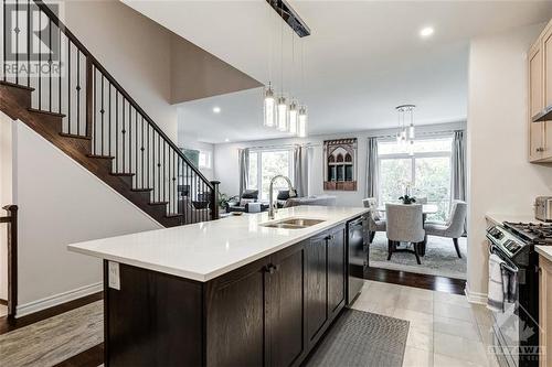 107 Rallidale Street, Ottawa, ON - Indoor Photo Showing Kitchen With Double Sink With Upgraded Kitchen