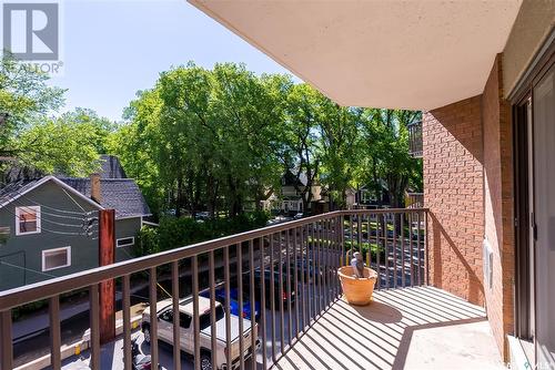 204 717 Victoria Avenue, Saskatoon, SK - Outdoor With Balcony With Exterior