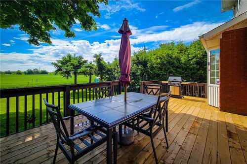 View of field from the back deck - 251 Alderlea Avenue, Hamilton, ON 