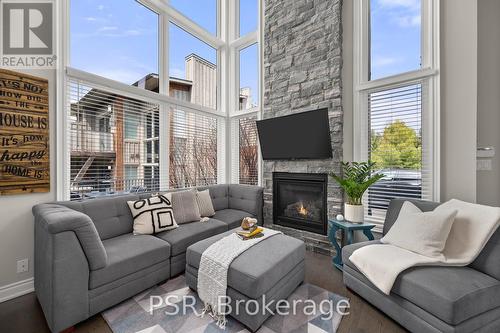 44 Carrick Trail, Gravenhurst, ON - Indoor Photo Showing Living Room With Fireplace