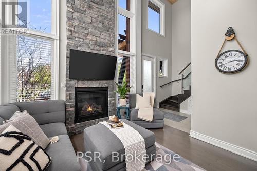 44 Carrick Trail, Gravenhurst, ON - Indoor Photo Showing Living Room With Fireplace