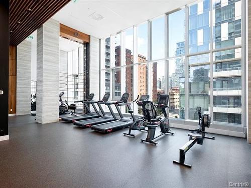 Exercise room - 2514-1500 Boul. René-Lévesque O., Montréal (Ville-Marie), QC - Indoor Photo Showing Gym Room