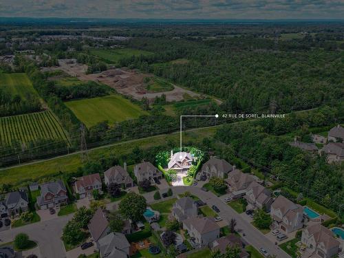 Aerial photo - 42 Rue De Sorel, Blainville, QC - Outdoor With View