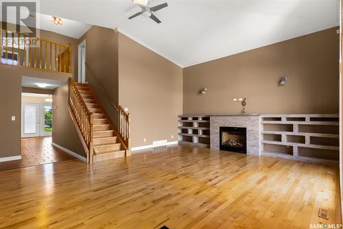 47 Emerald Creek Drive, White City, SK - Indoor With Fireplace