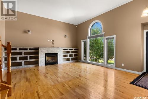 47 Emerald Creek Drive, White City, SK - Indoor With Fireplace