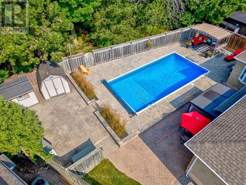 1381 Constance Drive, Oakville, ON - Outdoor With In Ground Pool With Deck Patio Veranda