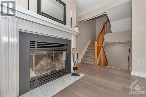 341 Knudson Drive, Ottawa, ON - Indoor Photo Showing Living Room With Fireplace