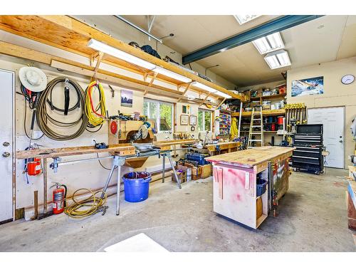 12698 Highway 3A, Boswell, BC - Indoor Photo Showing Garage