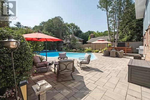 4504 Hawthorne Drive, Burlington (Shoreacres), ON - Outdoor With In Ground Pool With Deck Patio Veranda With Backyard