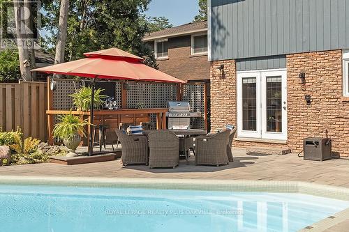 4504 Hawthorne Drive, Burlington, ON - Outdoor With In Ground Pool With Deck Patio Veranda