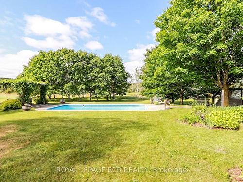 708148 County Road 21, Mulmur, ON - Outdoor With In Ground Pool With Backyard