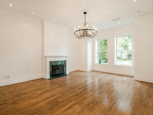 Salon - 588 Av. Lansdowne, Westmount, QC - Indoor Photo Showing Living Room With Fireplace