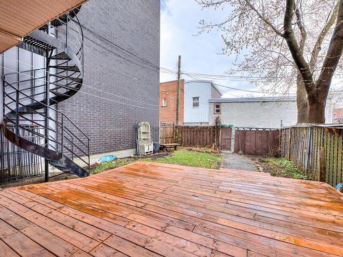 Backyard - 2526  - 2530 Rue La Fontaine, Montréal (Ville-Marie), QC - Outdoor With Deck Patio Veranda With Exterior