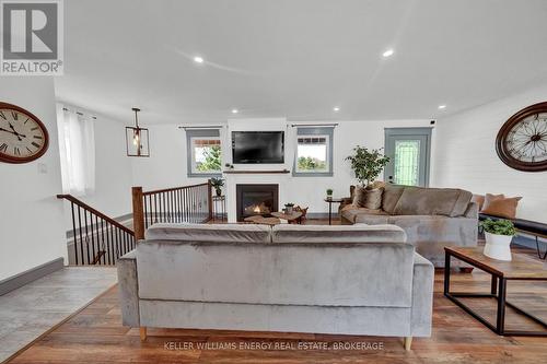 15519 Loyalist Parkway, Prince Edward County (Bloomfield), ON - Indoor Photo Showing Living Room With Fireplace