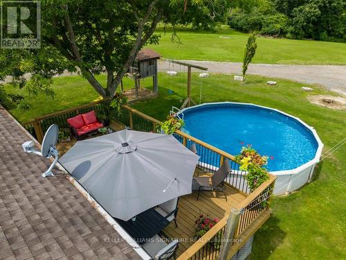 4999 Canborough Road, West Lincoln, ON - Outdoor With Above Ground Pool