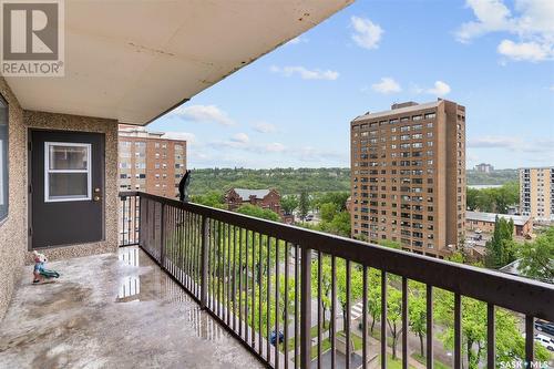 1107 311 6Th Avenue N, Saskatoon, SK - Outdoor With Balcony With Exterior