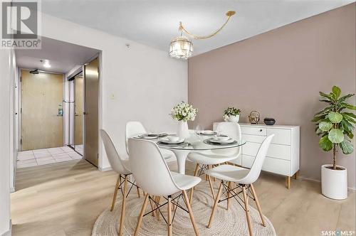 1107 311 6Th Avenue N, Saskatoon, SK - Indoor Photo Showing Dining Room