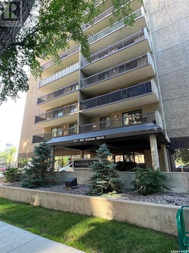 1107 311 6Th Avenue N, Saskatoon, SK - Outdoor With Balcony