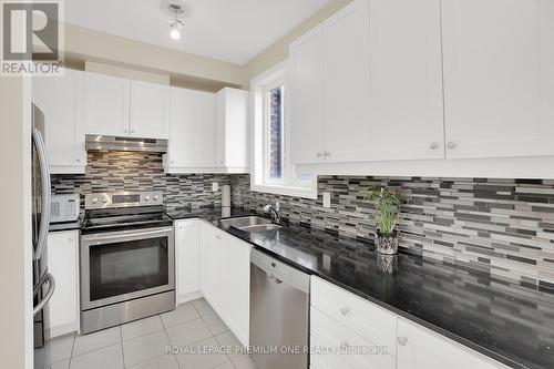 46 Kayak Heights N, Brampton, ON - Indoor Photo Showing Kitchen With Stainless Steel Kitchen With Double Sink With Upgraded Kitchen