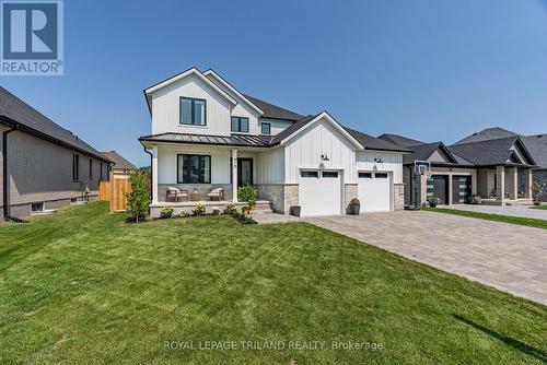 28 Hazelwood Pass N, Thames Centre (Dorchester), ON - Outdoor With Deck Patio Veranda With Facade