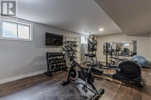 1336 Monmouth Drive, Burlington (Tyandaga), ON - Indoor Photo Showing Gym Room