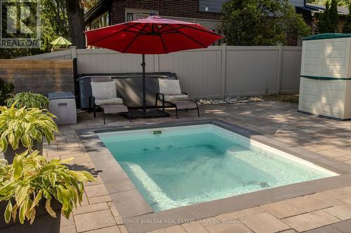 1336 Monmouth Drive, Burlington (Tyandaga), ON - Outdoor With In Ground Pool With Deck Patio Veranda