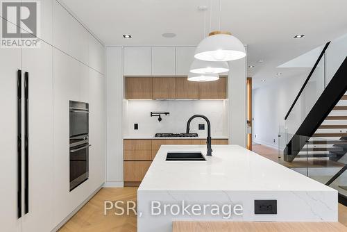 22A Broadview Avenue, Mississauga (Port Credit), ON - Indoor Photo Showing Kitchen With Double Sink