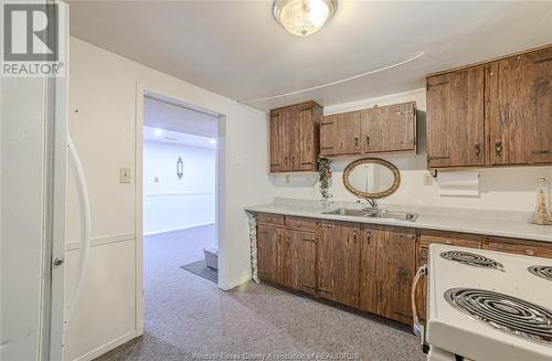 1375 Hallmark, Windsor, ON - Indoor Photo Showing Kitchen With Double Sink