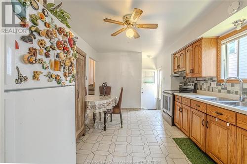 1375 Hallmark, Windsor, ON - Indoor Photo Showing Kitchen With Double Sink