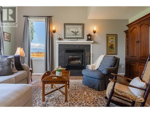 9617 Clearview  Road, Cranbrook, BC - Indoor Photo Showing Living Room With Fireplace