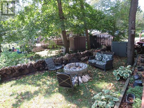 fireplace, sitting area, wood pile - 49 - 22164 Valleyview Road, Thames Centre (Thorndale), ON 