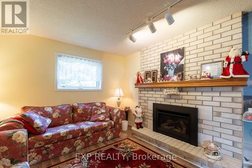 1136 Aldersbrook Road, London, ON - Indoor Photo Showing Living Room With Fireplace