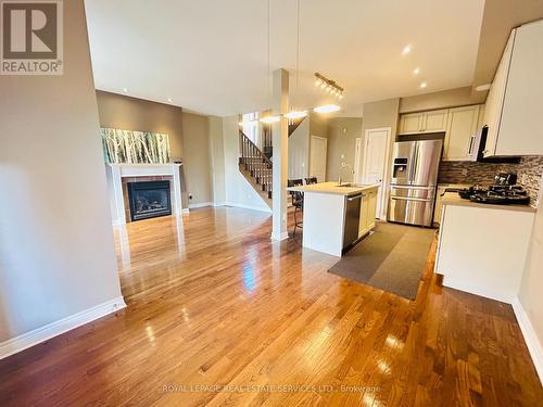 2022 Elmgrove Road, Oakville, ON - Indoor Photo Showing Kitchen With Fireplace