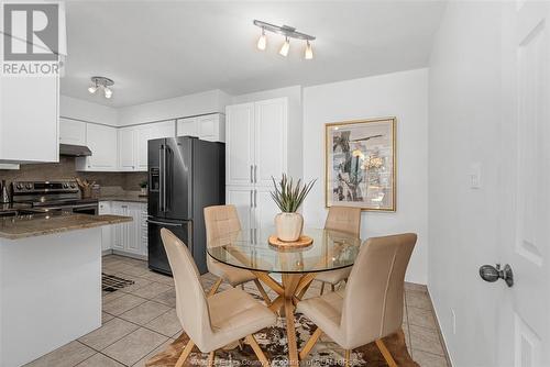 4789 Riverside Drive East Unit# 403, Windsor, ON - Indoor Photo Showing Dining Room