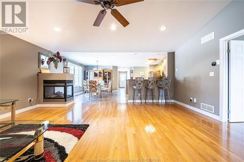 1647 Luxury, Windsor, ON - Indoor Photo Showing Living Room With Fireplace