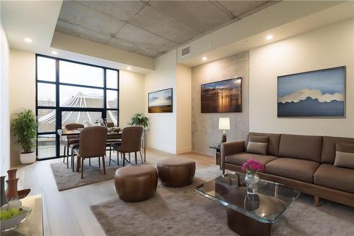 24 Augusta Street|Unit #205, Hamilton, ON - Indoor Photo Showing Living Room