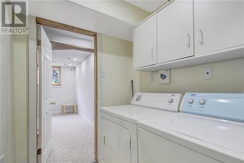 Lower level laundry room - 129 Spinnaker Way, Woodlawn, ON - Indoor Photo Showing Laundry Room