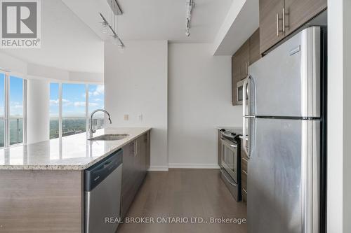 2708 - 70 Forest Manor Road, Toronto, ON - Indoor Photo Showing Kitchen With Stainless Steel Kitchen With Upgraded Kitchen