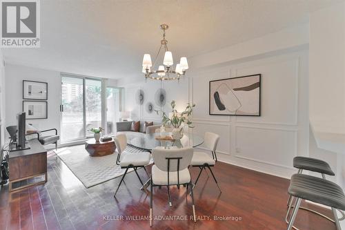 207 - 1 Emerald Lane, Vaughan, ON - Indoor Photo Showing Dining Room