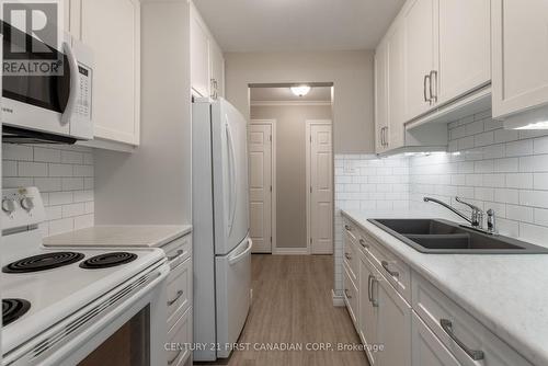 213 - 440 Wellington Street, St. Thomas, ON - Indoor Photo Showing Kitchen With Double Sink