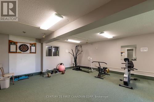 213 - 440 Wellington Street, St. Thomas, ON - Indoor Photo Showing Gym Room