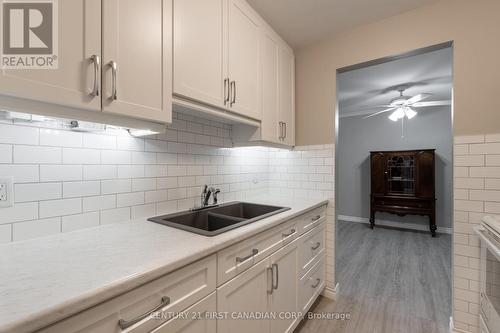 213 - 440 Wellington Street, St. Thomas, ON - Indoor Photo Showing Kitchen With Double Sink