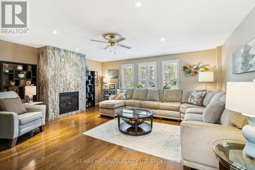 49 Carl Tennen Street, Vaughan (Brownridge), ON - Indoor Photo Showing Living Room With Fireplace